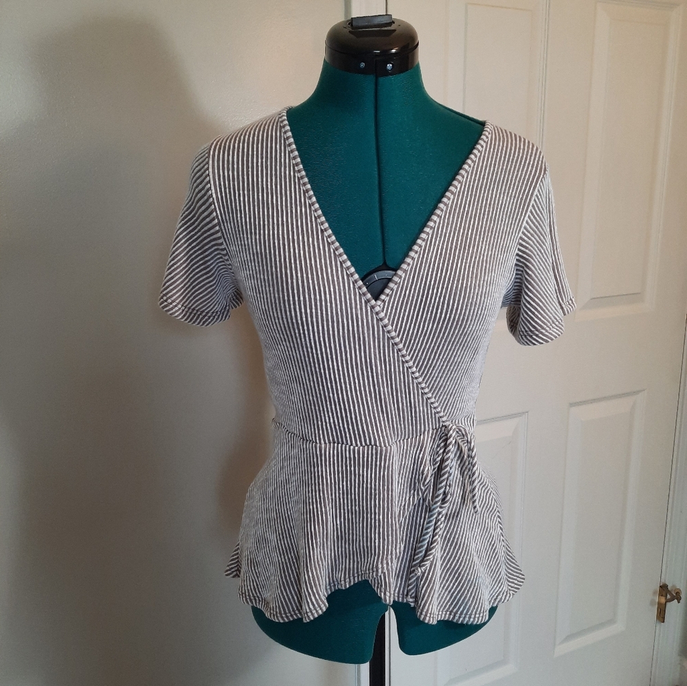 Faux Wrap Shirt